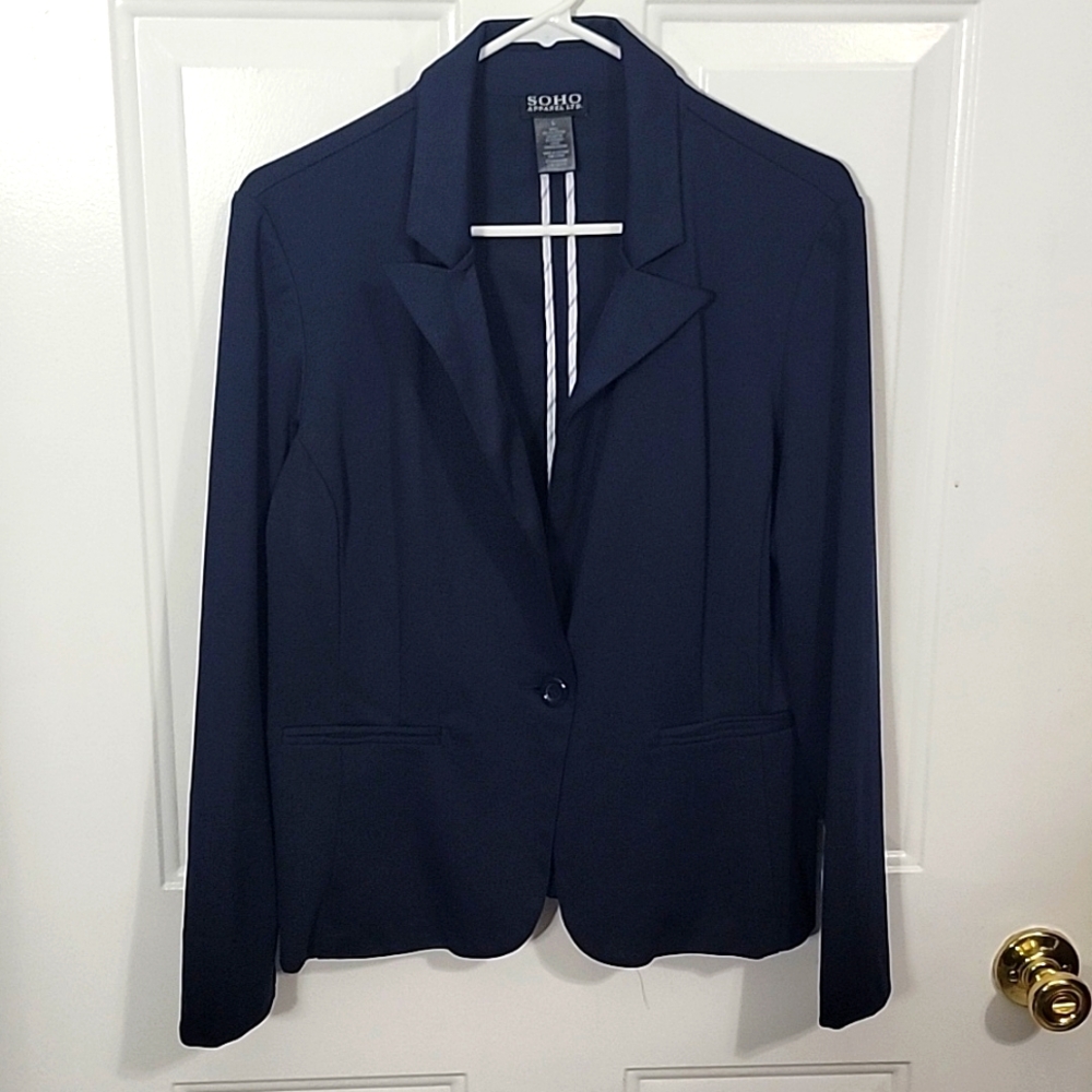 Navy Blue Blazer - Size L